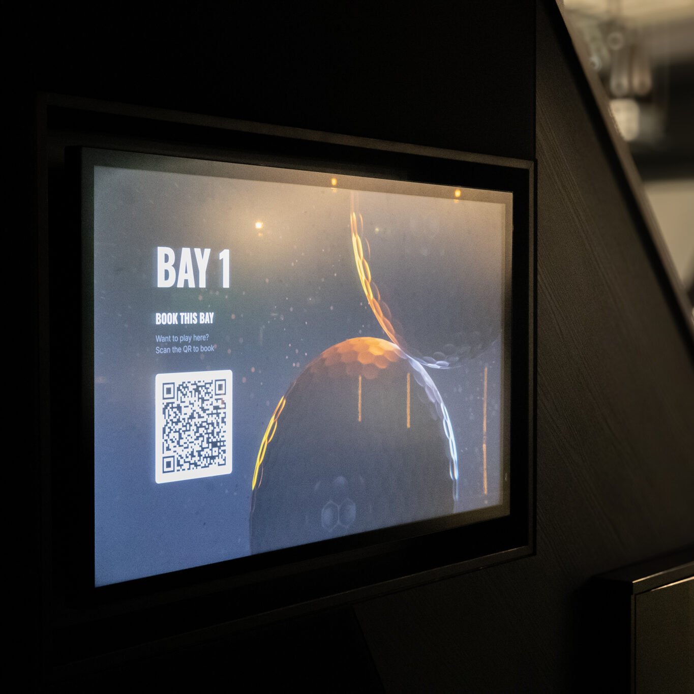 1IRON Indoor Golf Bay 1 Screen