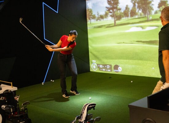 Sim Play at 1IRON Indoor Golf