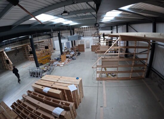 1IRON Indoor Golf under construction