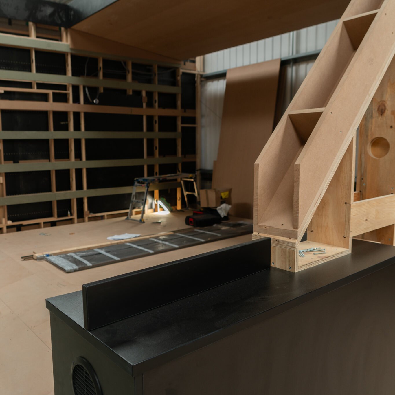 1IRON Indoor Golf under construction